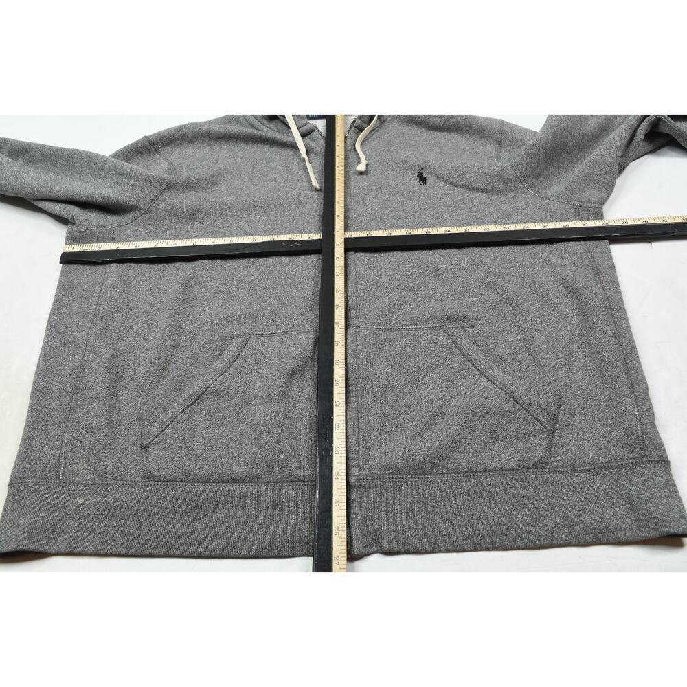 Polo Ralph Lauren Hoodie Mens 2XL Gray Heather Long Sleeve Full-Zip - Picture 8 of 13